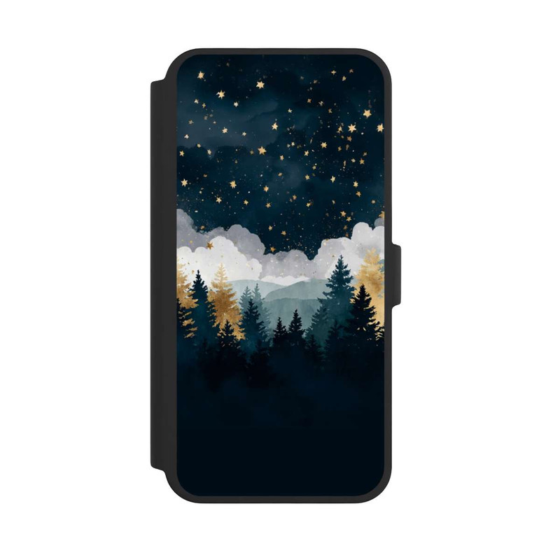 iPhone 16 Pro Max NIVOflip nächtlicher Wald Indigo