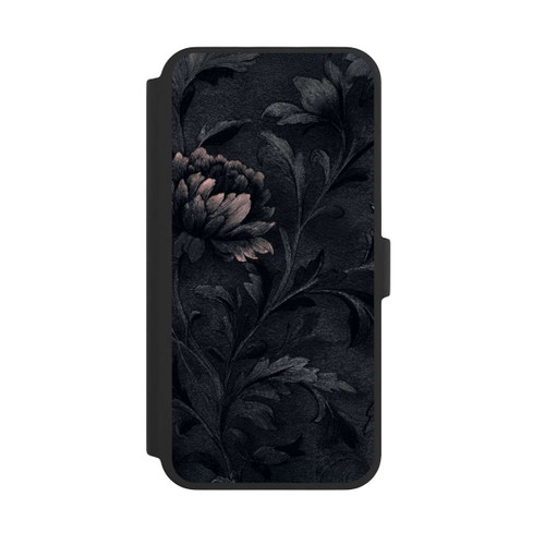 Apple iPhone 16 Pro Max NIVOflip Dunkles Blumenmuster Vintage