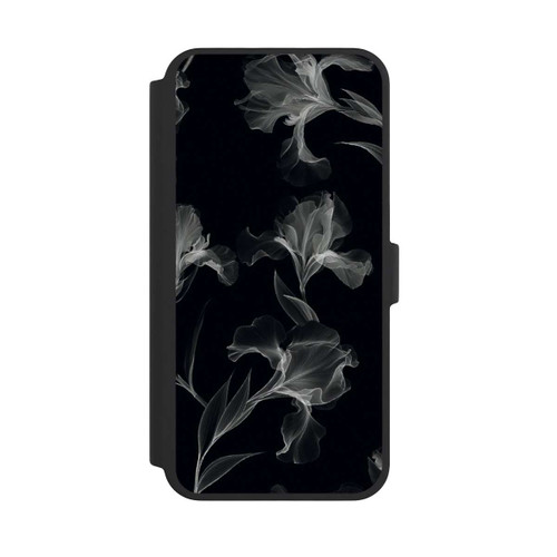 Apple iPhone 16 Pro Max NIVOflip Blumen Schwarz-Weiß Röntgenaufnahme