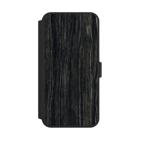 Apple iPhone 16 Pro Max NIVOflip Dunkle Holzstruktur