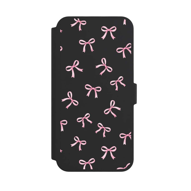 iPhone 16 Pro Max NIVOflip Rosa Schleifen transparent mit KI