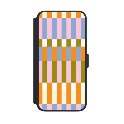 Apple iPhone 16 Pro Max NIVOflip Thème à Carreaux Colorés et Audacieux