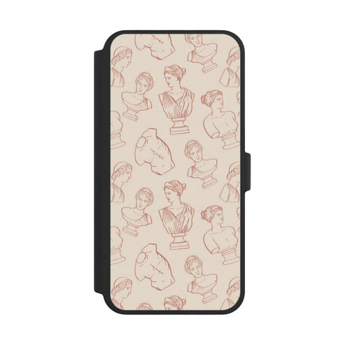 Apple iPhone 16 Pro Max NIVOflip Griechische Büsten Art-Déco Braun