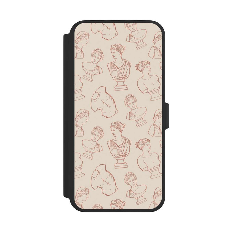 iPhone 16 Pro Max NIVOflip Greek Deco Busts Brown