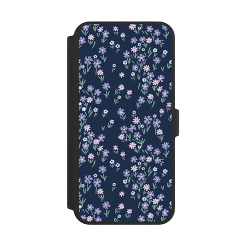 Apple iPhone 16 Pro Max NIVOflip Dark Blue Floral Theme