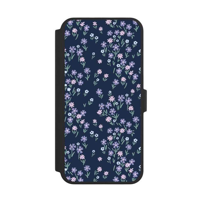 iPhone 16 Pro Max NIVOflip Dark Blue Floral Theme