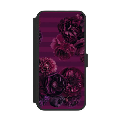 Apple iPhone 16 Pro Max NIVOflip Majestic Baroque Blossom Dream Burgundy Pink mit KI