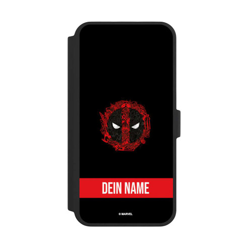 Apple iPhone 16 Pro Max NIVOflip Deadpool Logo Personalisierbar
