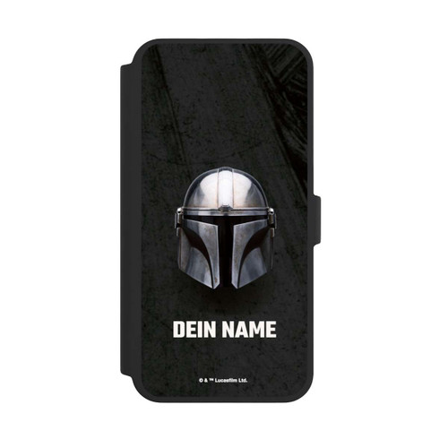 Apple iPhone 16 Pro Max NIVOflip Star Wars Mandalorian Black Helmet personnalisable