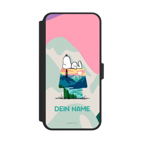 Apple iPhone 16 Pro Max NIVOflip Snoopy Outdoor Personalisierbar