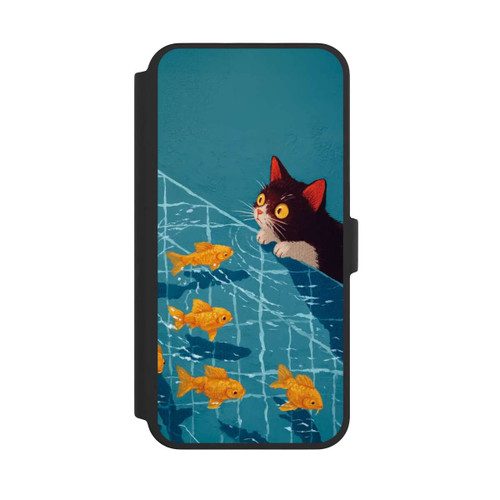 Apple iPhone 16 Pro Max NIVOflip Cat in a Pool with AI