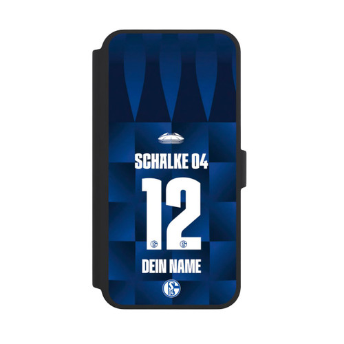 Apple iPhone 16 Pro Max NIVOflip Schalke 04 Trikot Personalisierbar 26-27