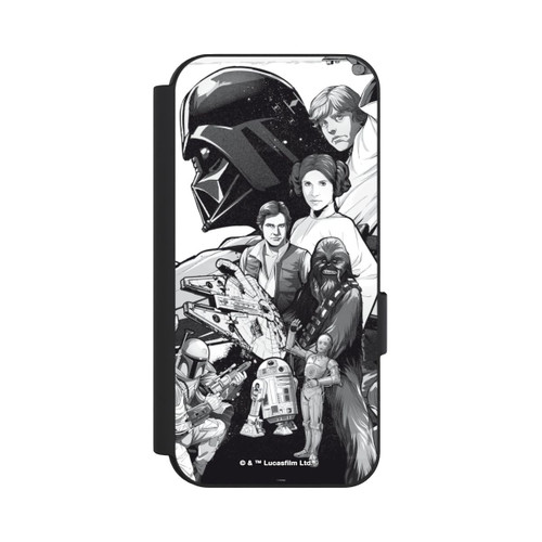 Google Pixel 9 NIVOflip Personnages StarWars - Noir et Blanc