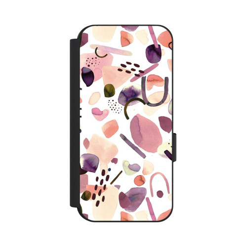 Google Pixel 9 NIVOflip Aquarelle Formes abstraites Mauve