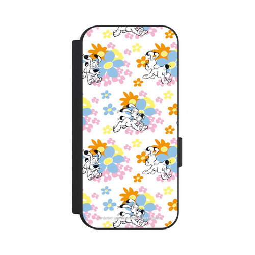 Google Pixel 9 NIVOflip Idéfix sur fleurs colorées