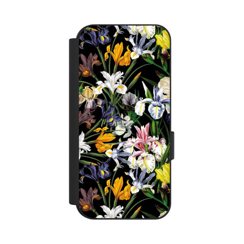 Google Pixel 9 NIVOflip Dunkle Wildblumentapete