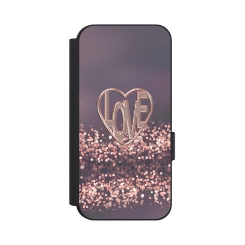 Google Pixel 9 NIVOflip LOVE Glitzerrosa