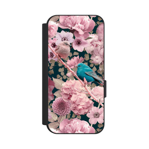 Google Pixel 9 NIVOflip Moineaux à motif de fleurs roses