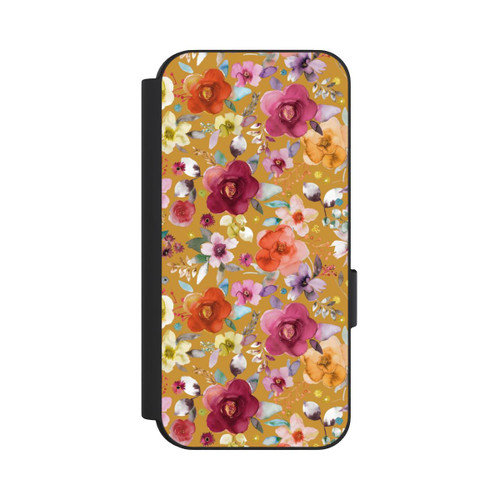 Google Pixel 9 NIVOflip Bouquets de fleurs printanières moutarde