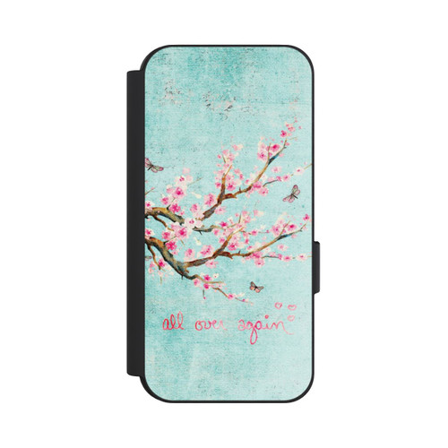 Google Pixel 9 NIVOflip Motif d'arbre en fleurs de cerisier bleu