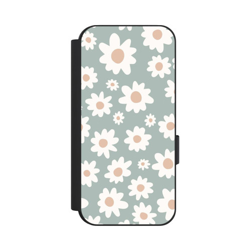 Google Pixel 9 NIVOflip Gänseblümchen Muster grün