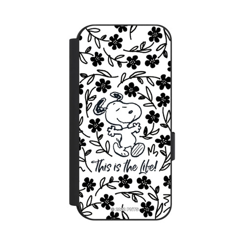 Google Pixel 9 NIVOflip Snoopy schwarz und weiß This Is The Life