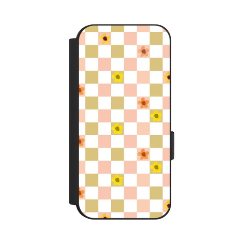 Google Pixel 9 NIVOflip Chèques Fleurs Pastel Nostalgiques