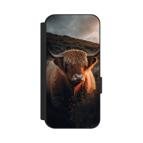 Google Pixel 9 NIVOflip Vache Highland avec de grandes cornes avec IA