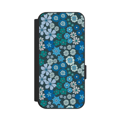 Google Pixel 9 NIVOflip Fleurs bleues DeinDesign
