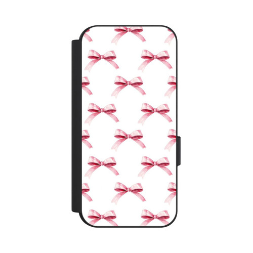 Google Pixel 9 NIVOflip Motif Nœud Rose sur Fond Blanc