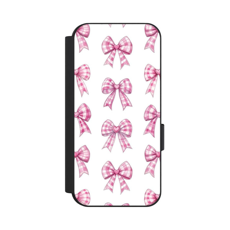 Pixel 9 NIVOflip Pink Gingham Hearts and Bows