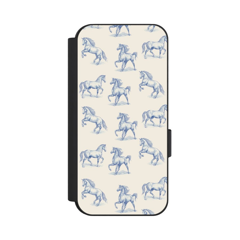 Pixel 9 NIVOflip Horses Pattern Toile de Jouy mit KI