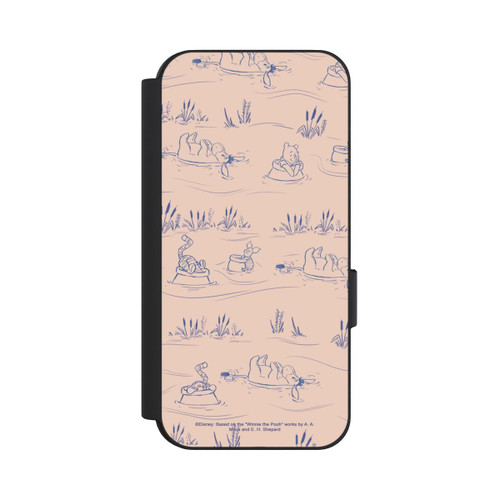 Google Pixel 9 NIVOflip Winnie l'Ourson Pont Rose à Motif Céramique