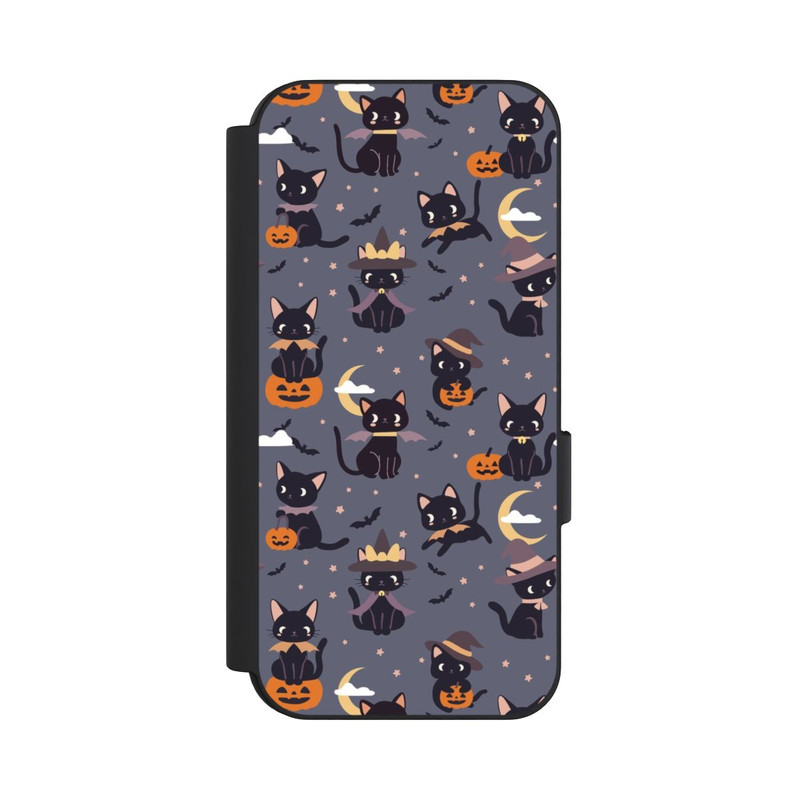 Pixel 9 NIVOflip Cute Halloween Witch Cats and Pumpkins