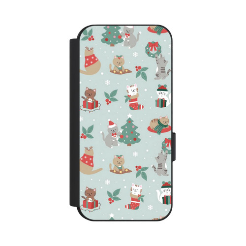 Google Pixel 9 NIVOflip Chats Festifs dans un Payage d'Hivernal