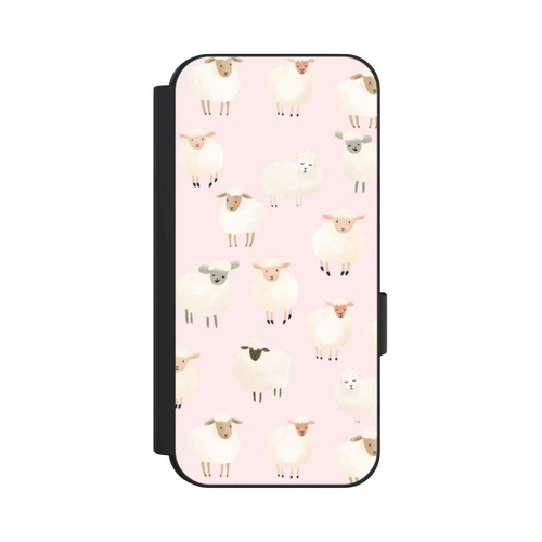 Google Pixel 9 NIVOflip Sheep Pattern Light Pink with AI