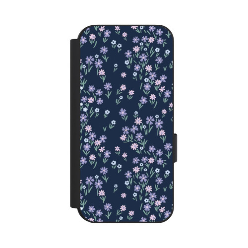Google Pixel 9 NIVOflip Dark Blue Floral Theme