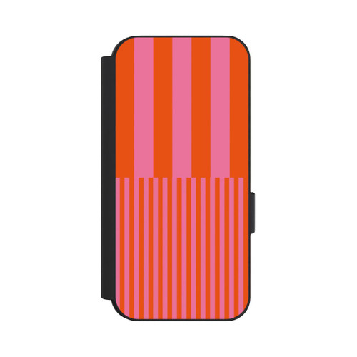 Google Pixel 9 NIVOflip Striped Pattern Pink Red
