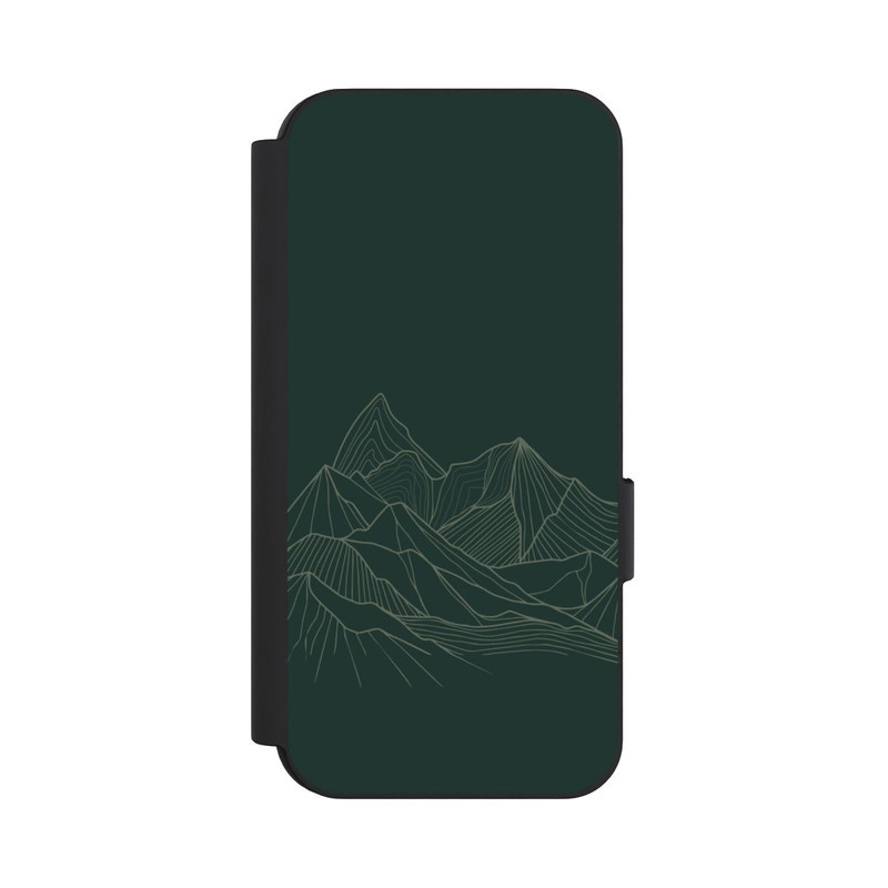 Pixel 9 NIVOflip Berg Line Art Grün