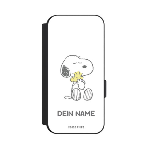 Google Pixel 9 NIVOflip Snoopy And Woodstock Cuddling Personalisierbar