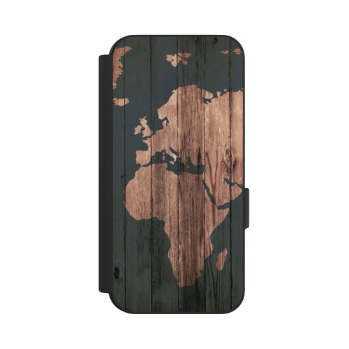 Google Pixel 9 Pro NIVOflip Wooden World Map