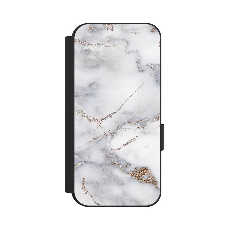 Pixel 9 Pro NIVOflip Silberglitzer Marmorlook