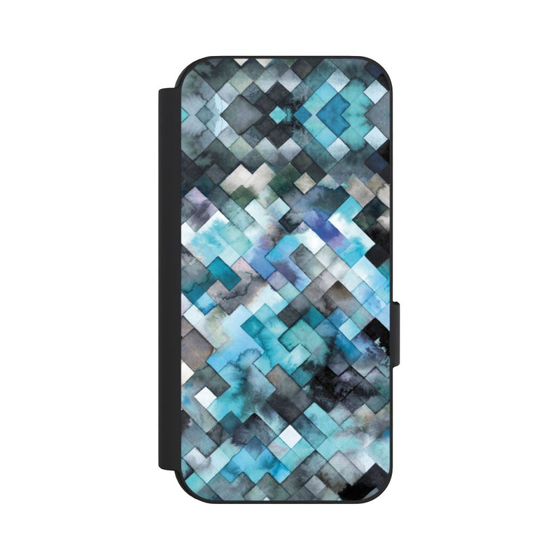 Pixel 9 Pro NIVOflip Moody Géométrie Bleu