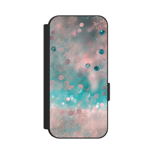 Google Pixel 9 Pro NIVOflip Turquoise Glamour Glitter Look