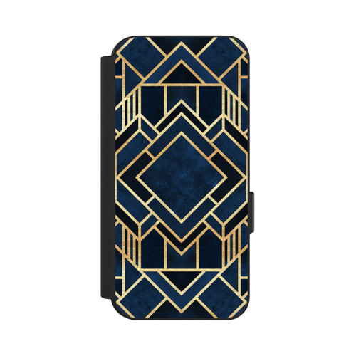 Google Pixel 9 Pro NIVOflip Impression Art Déco Bleu Or