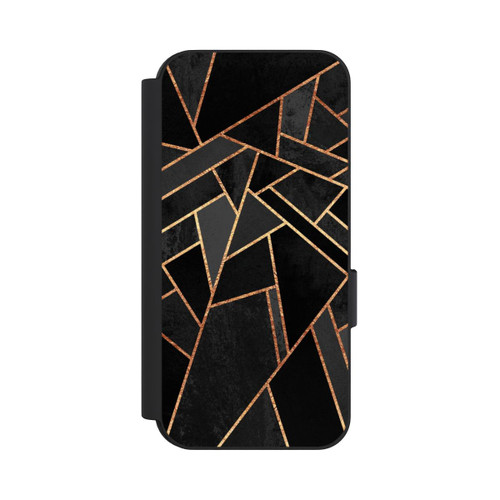 Google Pixel 9 Pro NIVOflip Schwarze Nacht Gold Druck