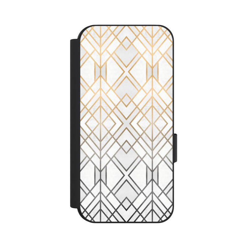 Pixel 9 Pro NIVOflip Imprimé Geo Gold doré et gris