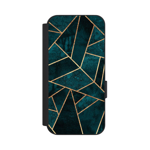 Google Pixel 9 Pro NIVOflip Tief Blaugrün Stein Gold Druck