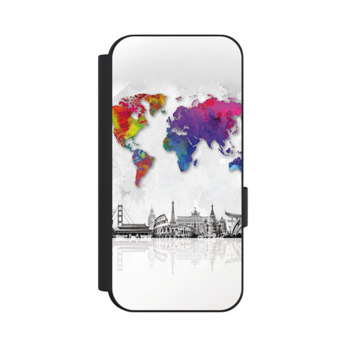 Google Pixel 9 Pro NIVOflip Weltkarte mit Skyline
