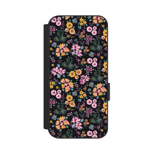 Google Pixel 9 Pro NIVOflip Petites Fleurs colorées Noir 2